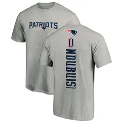 Haggai Ndubuisi New England Patriots Men's Backer T-Shirt - Ash