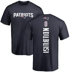 Haggai Ndubuisi New England Patriots Men's Navy Backer T-Shirt -