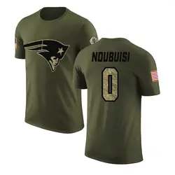 Haggai Ndubuisi New England Patriots Youth Legend Olive Salute to Service T-Shirt