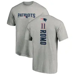 John Parker Romo New England Patriots Men's Backer T-Shirt - Ash