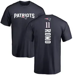 John Parker Romo New England Patriots Men's Navy Backer T-Shirt -