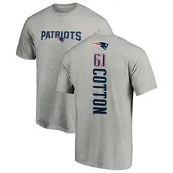 Lester Cotton New England Patriots Men's Backer T-Shirt - Ash