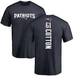 Lester Cotton New England Patriots Youth Navy Backer T-Shirt -