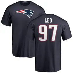 Titus Leo New England Patriots Men's Navy Name & Number Logo T-Shirt -