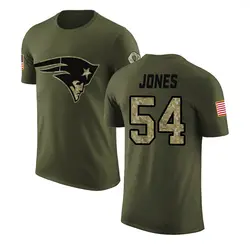 Truman Jones New England Patriots Men's Legend Olive Salute to Service T-Shirt